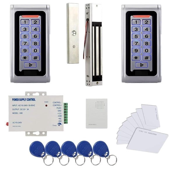 Sistema de entrada de puerta MENGQI-CONTROL a prueba de agua con RFID y código PIN