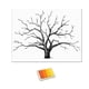 thumbnail image 1 of Libro de registro de invitados con árbol de huellas dactilares con almohadilla de tinta para fiesta de cumpleaños Amarillo, 1 of 8