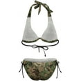thumbnail image 6 of CROPD Women Camo Two Piece Swimsuit Tie Side Triangle Bikini Bathing Suits, 6 of 6
