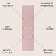 thumbnail image 4 of JONATHAN Y TUSCAN SUN 2 x 8 Runner Rug, Ethan Flatweave - Pink, TSN100F-28, 4 of 9