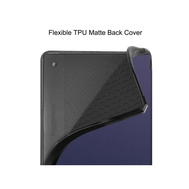 Funda Abatible De PU Para Kobo Glo, Cubierta De Cuero Para Lector De