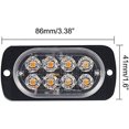 thumbnail image 7 of LINLIN LED Car Strobe Lights,4Pack 8LED Car Strobe Flash Lights Warning Beacon Emergency Flashing Lights for Truck, Off Road Vehicle, ATVs,Motorcycles, 7 of 7