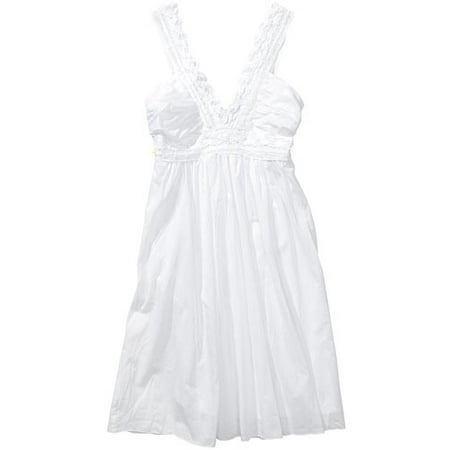 Juniors Lace-Trim Dress