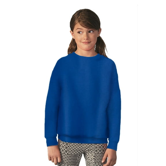 Kids Sweater School Uniform Youth Sweatshirts for Boys Teenagers Teen Girls Sweatshirt Blue Plain Casual Pullover Sweater Size 6-8 10-12 14-16 18-20 - S M L XL - Age 6 to 20 Years Old