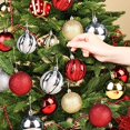 thumbnail image 6 of OurWarm 24pcs 2.36" Assorted Christmas Ball Ornaments Shatterproof Christmas Decorations Tree Balls for Holiday Xmas Tree Decorations, Tree Ornaments Hooks Included (Gold/Red/Silver), 6 of 7