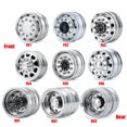 thumbnail image 2 of ziyahi Easy To Replace And Install Rear Hub For 1/14 RC Truck Durable Fine Workmanship Rear Wheel Wheel Hub Silver, 2 of 6