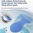 thumbnail image 7 of Suction Cup Toilet Brush Set Toilet Brush with Liquid Adding Function Design Space-Saving Wall-Mounted Holder for Bathroom, RV & Boat Hygienic Toilet Bowl Cleaner Kit, 7 of 7
