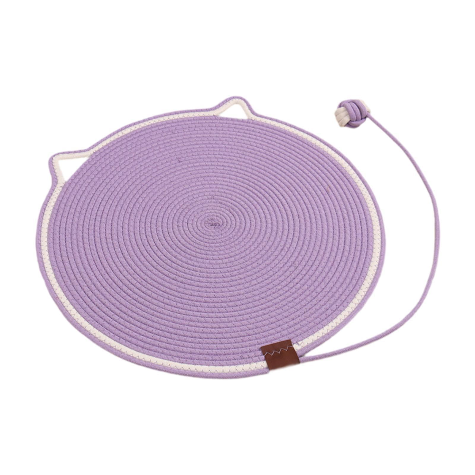 Bvdfgk Cat Scratch Mat Cat Scratch Pad Pet Supplies Grinding Claws Protecting Furniture purple