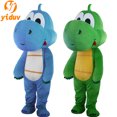thumbnail image 5 of Disfraz de mascota de dinosaurio verde, dragón verde de hierba, personaje de animación que camina, tocado, ropa de muñeca para adultos, 5 of 5