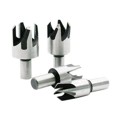 

Hot Wood Plug Cutter Cutting Tool Woodwork Plug Cutting Drill Bit Set 4pcs 5/8 1/2 3/8 1/4 Claw Cork Drill