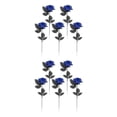 thumbnail image 3 of Cateissary Polyester Roses Halloween Table Centerpieces Party Decor azul 2piezas, 3 of 6
