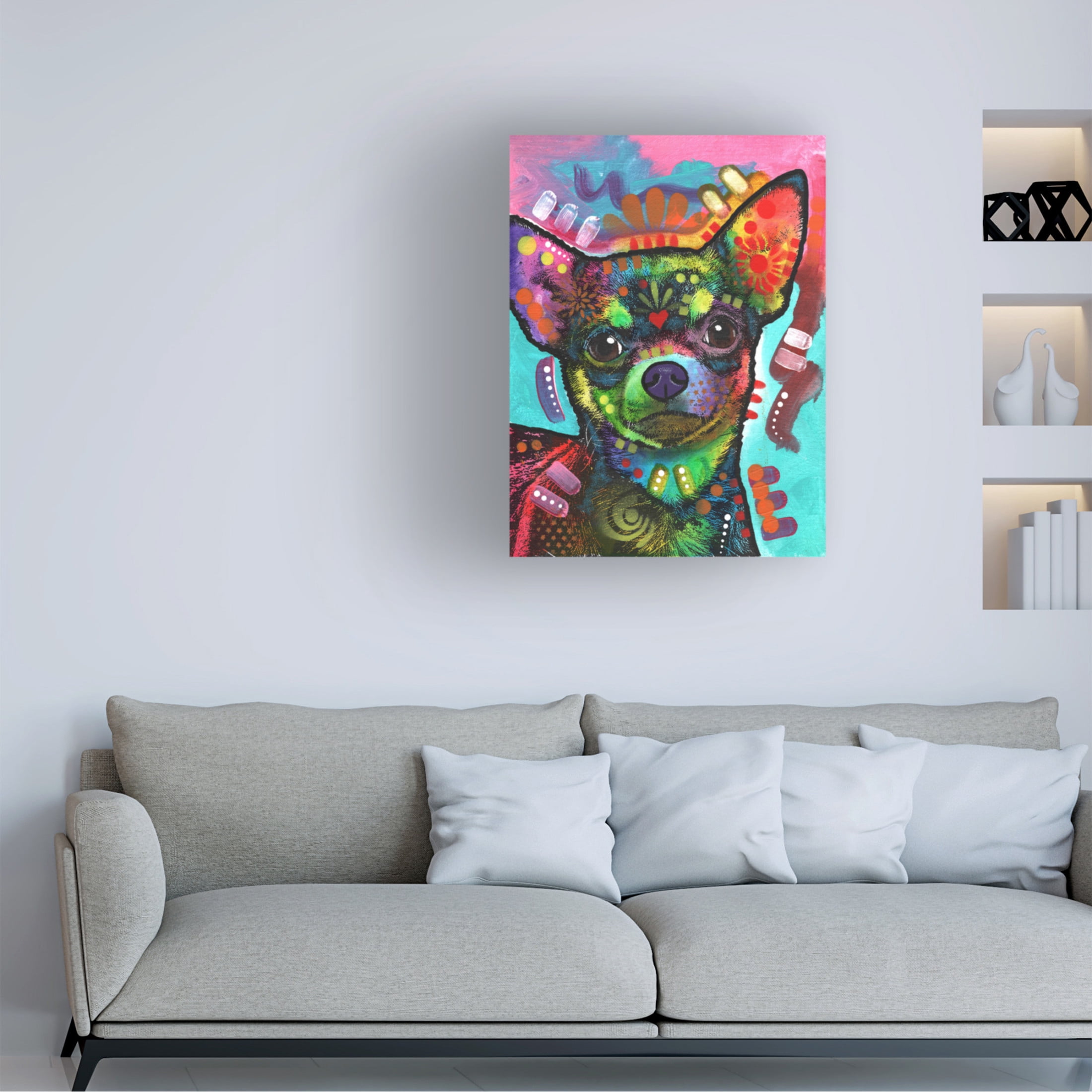Canvas Wall Art - Dean Russo 'Chi' Wall Art for Living Room, Bedroom, or Office Décor by Trademark Fine Art - 14 x 19 Inches