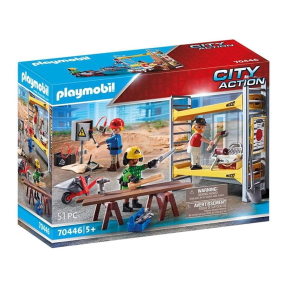 Andamio con Obreros Playmobil City Action 51 Piezas