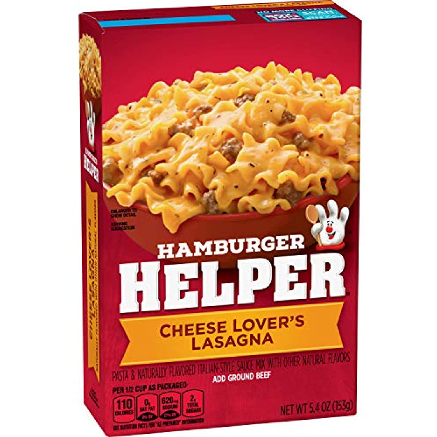 Betty Crocker Hamburger Helper Cheese Lovers Lasagna 5.4 Oz Box (Pack