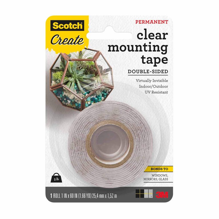 Save on 3M Scotch Mount Double-Sided Mounting Tape Clear Order