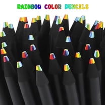 CCOCC Concentric Gradient Rainbow Pencil Crayons Colored Set Art