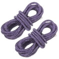 thumbnail image 1 of Unique Bargains 2Pack Rhinestone Shoe Lace, 39.4' Bling Glittered Ropes Drawstring Cords Replacement (Purple), 1 of 6