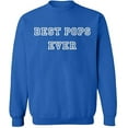 thumbnail image 2 of OXI Crewneck Sweatshirt - Best Pops Ever, Basic Casual Sweatshirts for Men's and Women Fleece Sweatshirt Long Sleeve - Royal Blue Small, 2 of 2