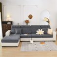 thumbnail image 2 of Housse de Coussin de Canapé Extensible Housse de Dossier Protecteur de Meubles en Forme de L, 2 of 5