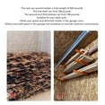 thumbnail image 3 of Lumber Storage Metal Rack, Wide Application 460 Pounds Bearing Wall Mount Wood Rack 4Pcs  for Pipes for Indoor, 3 of 8