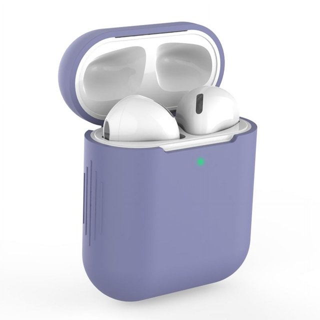 Funda protectora para Airpods de Apple, funda de silicona para auriculares inalámbricos Bluetooth de primera y segunda generación, carcasa protectora universal para auriculares