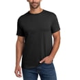 thumbnail image 5 of Hanes T-Shirt Essentiel à Manches Courtes à Col Rond, T-Shirt Classique Noir 100 % Coton pour Homme, Lot de 5, L, 5 of 5
