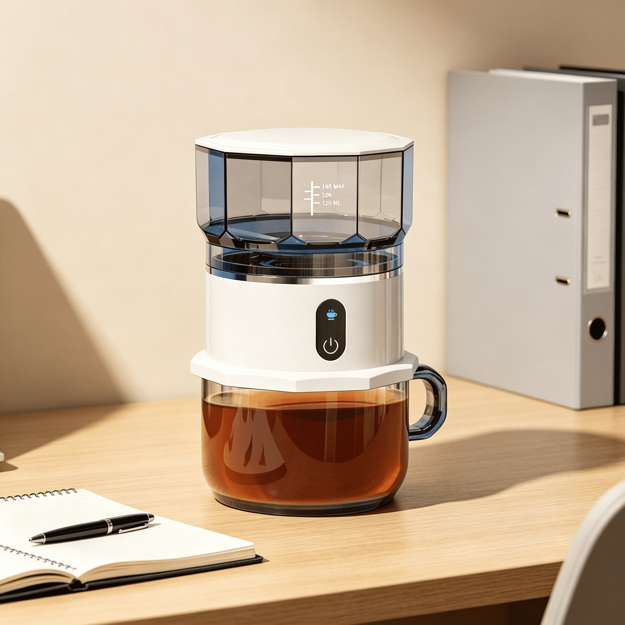 HIBIBUD 2026 New Portable Electric Espresso Coffee Machine-Pressure Mini Coffee Maker,Car Portable Coffee Machine Fully Charged Brew 3 Cups for Camping Rv Hiking Office
