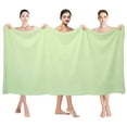 thumbnail image 2 of NC 2 Pack Bath Towels 35"x 70",Super Soft and Absorbent,Lint Free,Fade Resistant, Green, 2 of 6