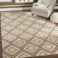 thumbnail image 4 of SAFAVIEH Tunisia Mandy Geometric Diamonds Area Rug, Cream/Brown, 4' x 6', 4 of 12