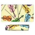 Violin Music Note Mousepad Large Mouse Pad Desk Pad Computer Keyboard
