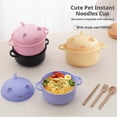 thumbnail image 3 of Microwave Ramen Bowl Instant Noodles Bowls With Lid Plastic N ew, 3 of 5