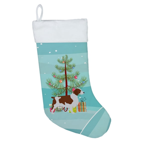 Welsh Springer Spaniel Merry Christmas Tree Christmas Stocking