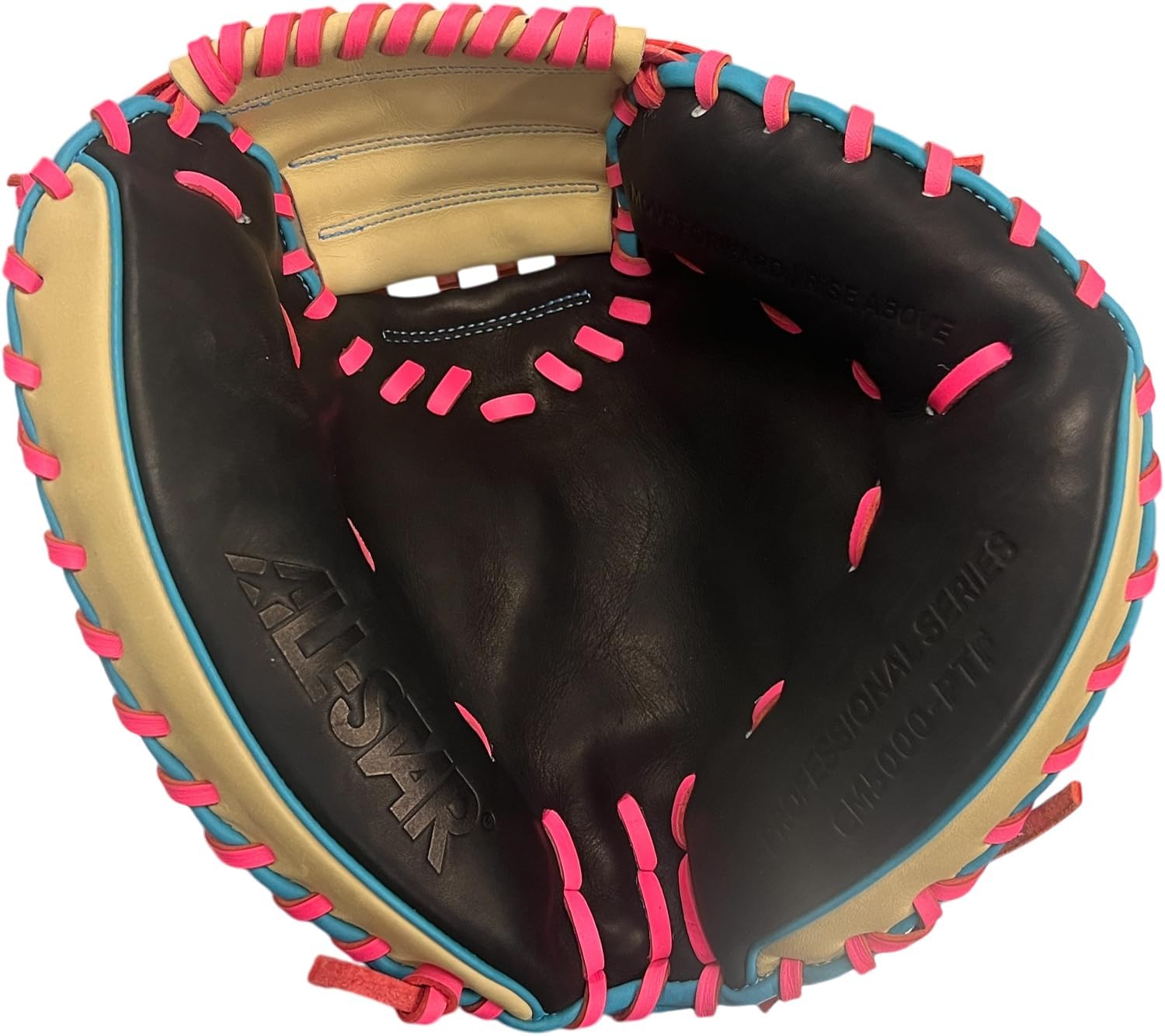 All Star S7 Elite 33A Baseball Catcheratms Glove 2-Piece Closed Black/Blue 33 Right Hand