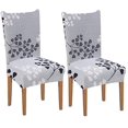 thumbnail image 1 of Printed Dining Chair Slipcovers Washable Softness Elastic Installation Chair Protector Banquet Chair Seat Cover for Hotel and Wedding Ceremony(Colour7,Set of 2), 1 of 7