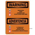 thumbnail image 1 of SignMission OS-WS-A-1218-L-12802 Panneau d'Avertissement OSHA 12 x 18 Po - Travaux de Rénovation Contenant du Plomb, 1 of 1