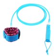 thumbnail image 2 of TISHITA Surfboard Foot Rope Lightweight Simple with Handle for Shortboard Outdoor Blue Blue 10ft, 2 of 8