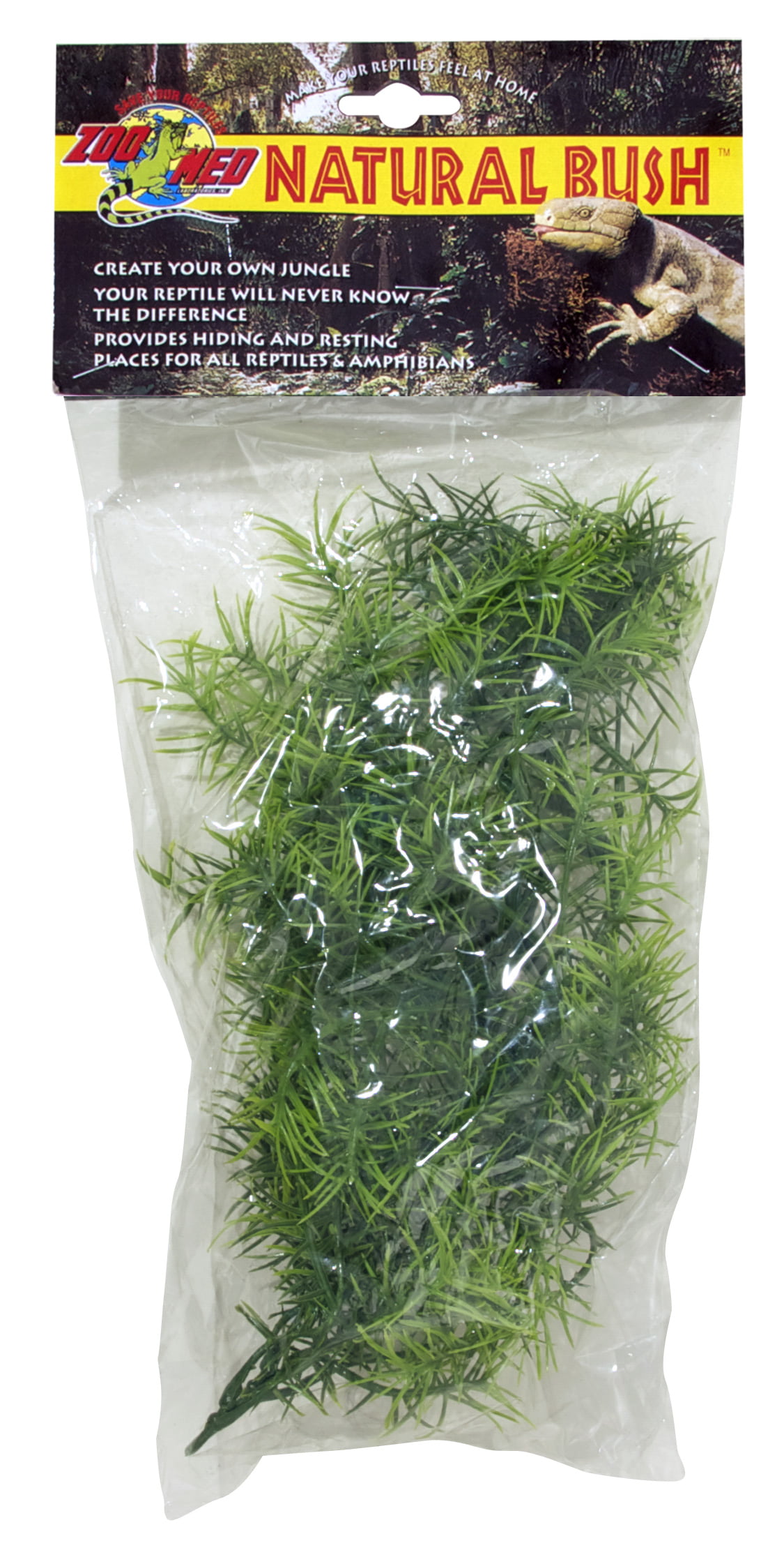 Zoo Med 2 Pack of Malaysian Ferns Plastic Plants for Reptile Terrariums Small 