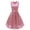 Pink, variant on IROINNID Summer Dresses for Women , Lace Wedding Guest Maxi Dress for Women with Round Neck and Sleeveless Summer Dresses