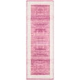 thumbnail image 2 of Jill Zarin Uptown Collection Area Rug - Yorkville (2' 2" x 6' 1" Runner Pink/Ivory), 2 of 6