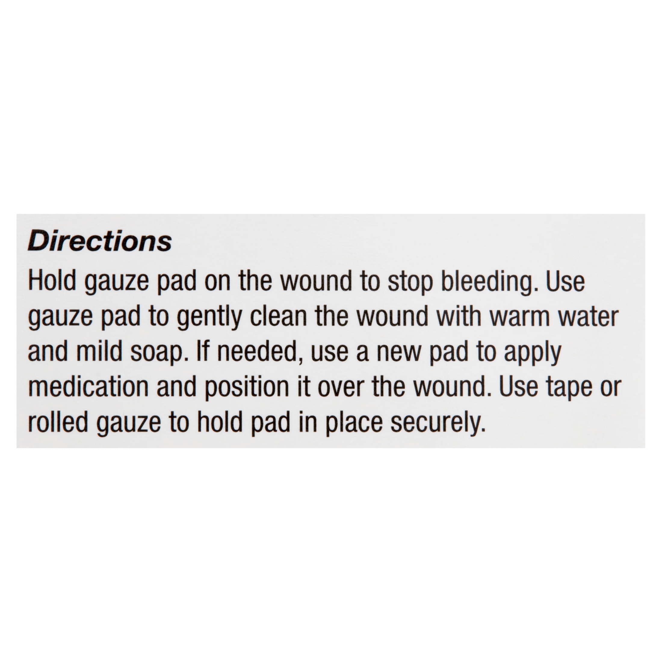 Equate Gauze Pads, 4 in x 4 in, 25 Count
