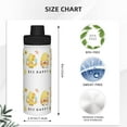 thumbnail image 3 of Uemuo Bee Happy Sunflower Gnomes 18OZ Insulated Kettle, Sports Water Bottle, Stainless Steel Kettle, Vacuum Insulated Flask, Flip Lid Travel Mug, 3 of 7