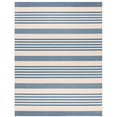 thumbnail image 2 of SAFAVIEH Beach House Henry Striped Indoor/Outdoor Area Rug, Beige/Blue, 8' x 10', 2 of 18
