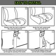 thumbnail image 4 of Cinturón de seguridad para el embarazo, prevenga la compresión del abdomen, cómodo y seguro, ajuste de asiento de coche de maternidad, protege al bebé por nacer, rosa Afortunado Sencillez, 4 of 5