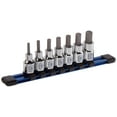thumbnail image 2 of Sunex SUN937HM 0.37 in. Drive Chrome Metric Hex Bit Socket Rail - 7 Piece, 2 of 2