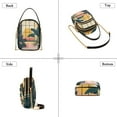 thumbnail image 3 of FORMRS Crossbody Bag for Women Quilted Travel Shoulder Cell Phone Purse with Chain Strap Handbag, Pink Sunset, 3 of 7