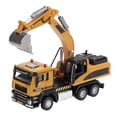thumbnail image 1 of Engineering Excavator,  Pull Back Engineering Excavator Brown Yellow Safe 1/50 Collectible  For Boys And Girls For Kids For Gift, 1 of 8