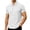 New-White, variant on Men's Short-Sleeve Shirt Textured Creased-Effect Tops Fashion Non-Iron Drape Blouses Casual Loose Comfortable Lapel Collared Shirts