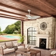 thumbnail image 6 of Hunter - Tropic View Indoor/Outdoor Ceiling Fan With Light, Wall Control, 52-inch, Matte White, Tropical-style, 6-speed DC Motor, 52999, for Porches, Bathrooms, 6 of 16