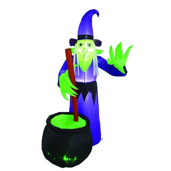 Celebrations 9069524 Four Season Witch with Cauldron Inflatable