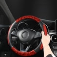 thumbnail image 1 of Uklsqma Housse de Volant de Voiture / Housse de Poignée en Silicone Grain de Bois / Design Respirant Antidérapant Résistant à l'Usure / Convient aux Roues de 36-40Cm / Prise en Main Légère / Protecteur Durable Toutes Saisons pour Voitures, 1 of 6